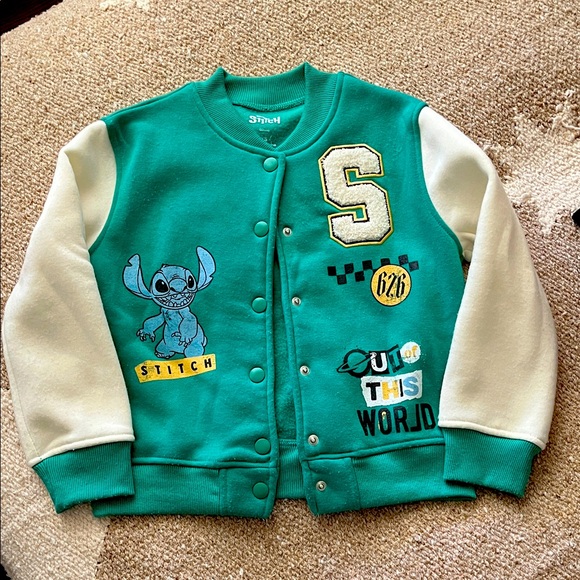 Disney Stitch Varsity Jacket - kids size XS - Picture 1 of 5